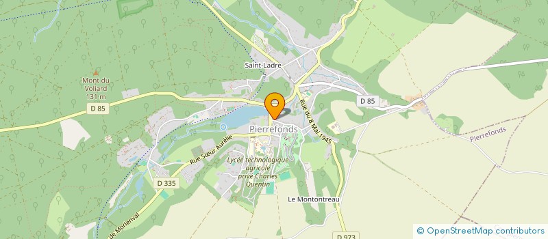 localisation de l'entreprise SCI P.A.C.A.R.  PIERREFONDS