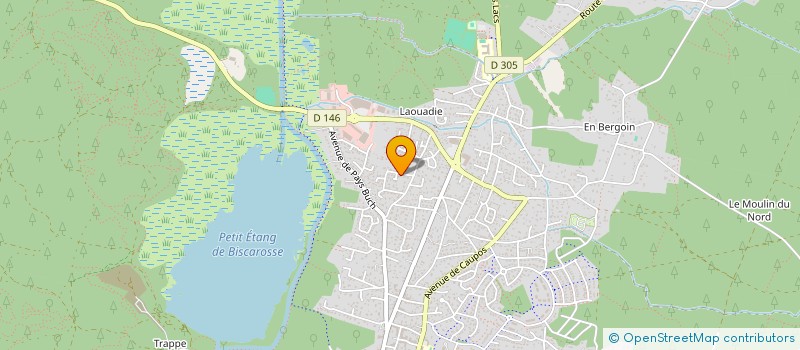 localisation de l'entreprise SCI P.A.C.B. IMMO  BISCARROSSE