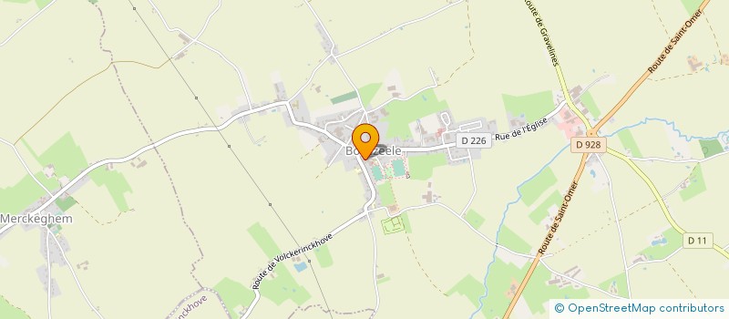 localisation de l'entreprise SCI P A C E  BOLLEZEELE