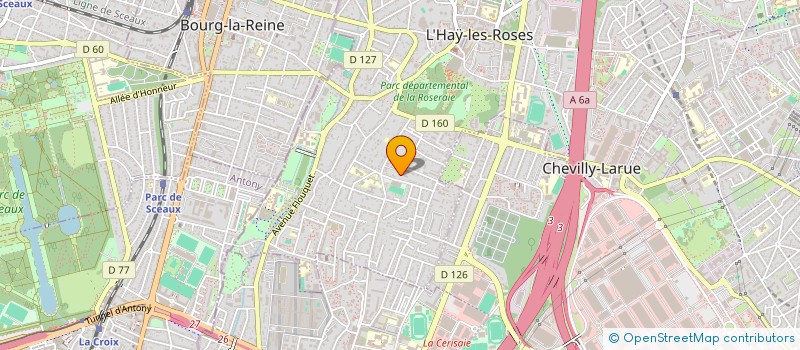 localisation de l'entreprise SCI P.A.C.O.  L'HAY-LES-ROSES