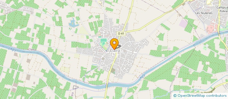 localisation de l'entreprise SCI P.A.J.  CLAIRA