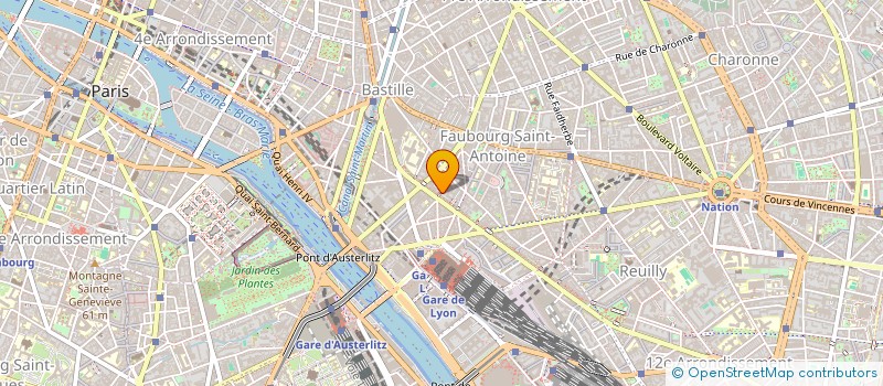 localisation de l'entreprise SCI P.A.M.  PARIS