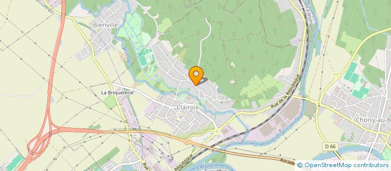 localisation de l'entreprise SCI P.A.R.  CLAIROIX