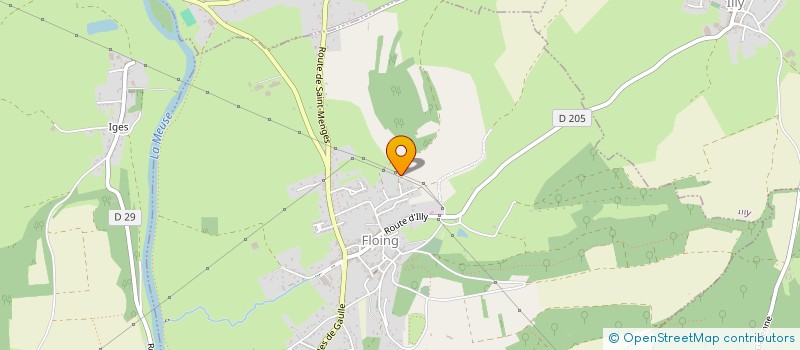 localisation de l'entreprise SCI P.A.R.C.  FLOING
