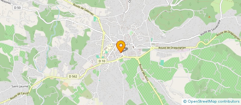 localisation de l'entreprise SCI P.A.S.E.  LORGUES