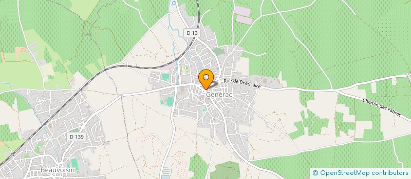 localisation de l'entreprise SCI P-A-V  GENERAC