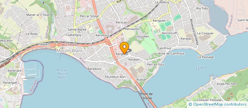 localisation de l'entreprise SCI P & B  LE RELECQ-KERHUON