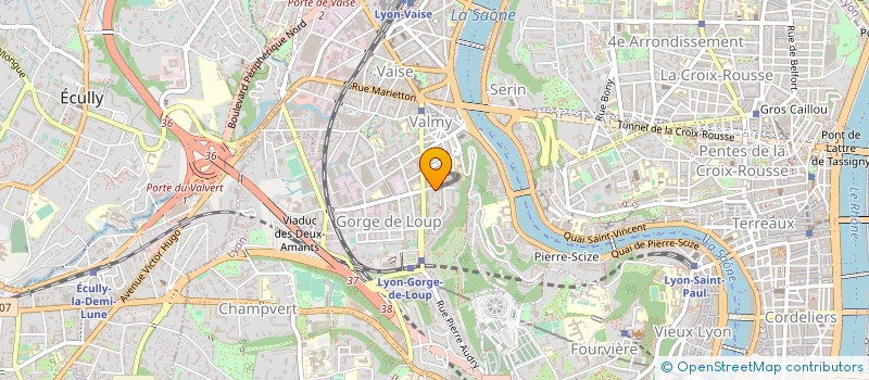 localisation de l'entreprise SCI P.B.C  LYON