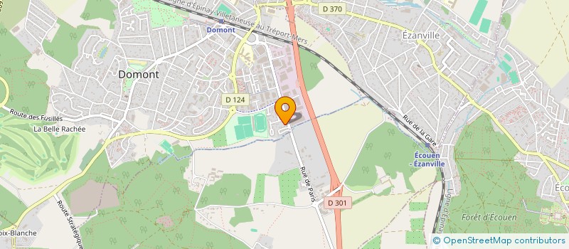 localisation de l'entreprise SCI P.B.D.C.  DOMONT