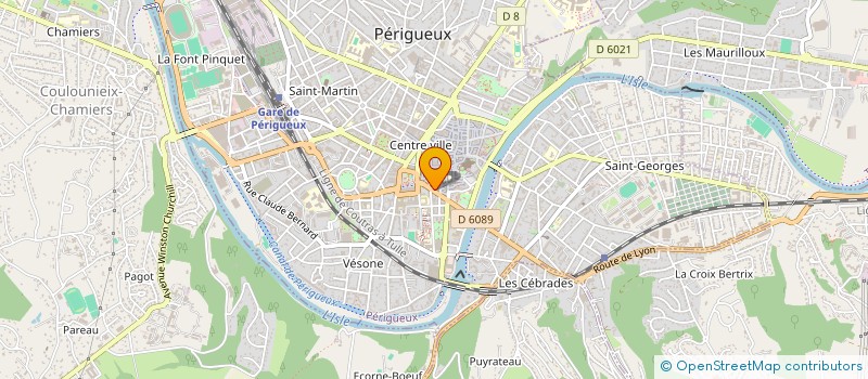 localisation de l'entreprise SCI P&B DUTEIL à PERIGUEUX