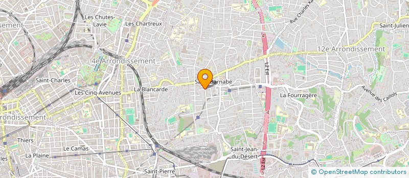 localisation de l'entreprise SCI P.B.F à MARSEILLE