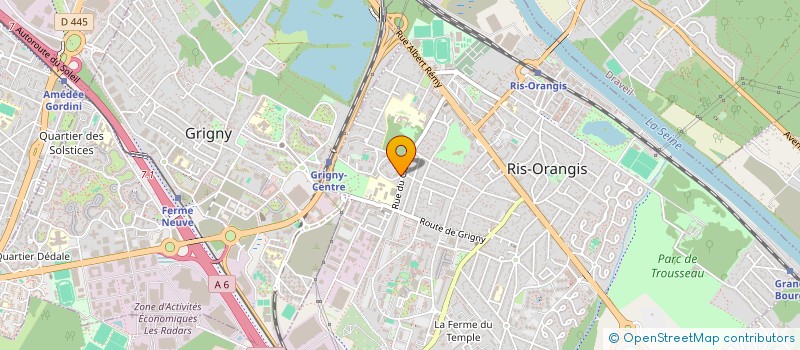 localisation de l'entreprise SCI P&B IMMO à RIS-ORANGIS