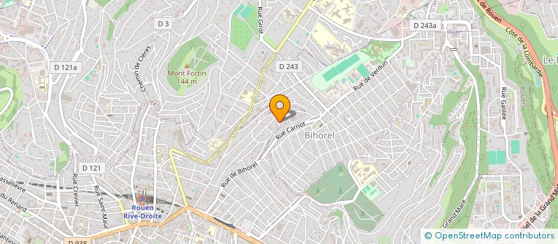 localisation de l'entreprise SCI P.B.T.S. à ROUEN