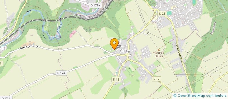 localisation de l'entreprise SCI P.B.V.S.  CUTRY