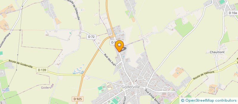 localisation de l'entreprise SCI P.BASSEZ  GODERVILLE