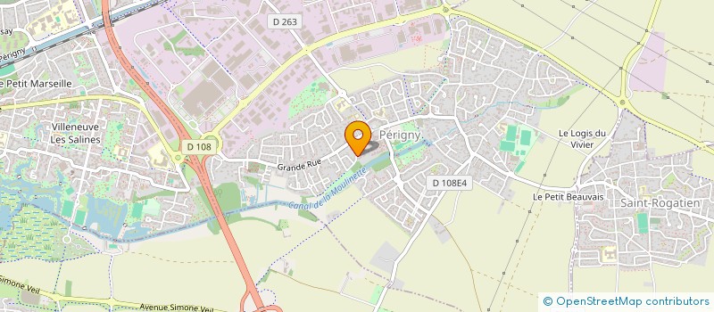 localisation de l'entreprise SCI P &C AUGE  PERIGNY