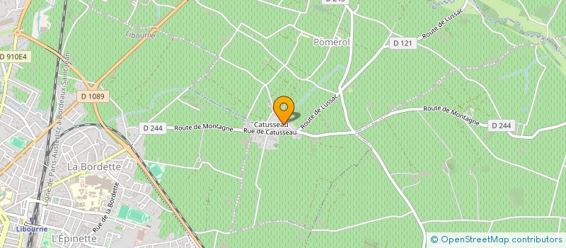 localisation de l'entreprise SCI P-C-H  POMEROL