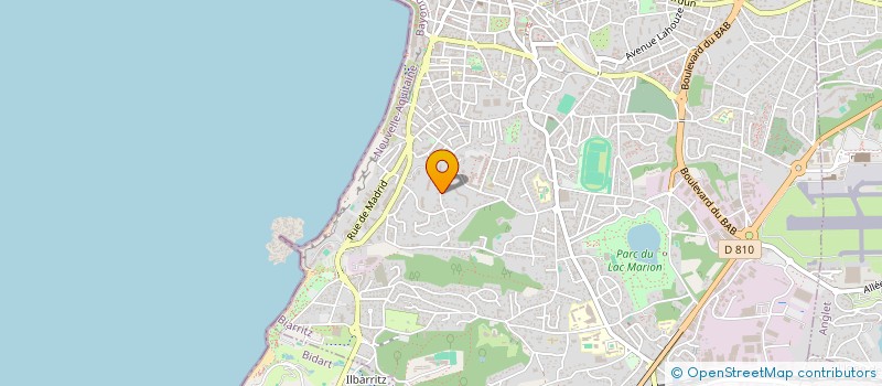 localisation de l'entreprise SCI P C M  BIARRITZ