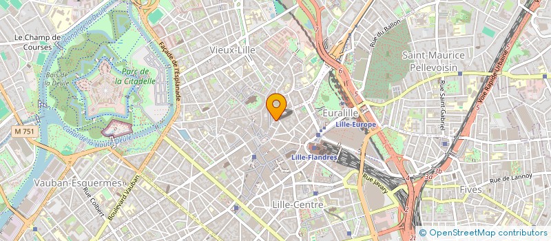 localisation de l'entreprise SCI P.C.P à LILLE