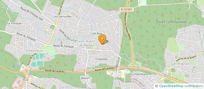 localisation de l'entreprise SCI P.C.P. MONDOU  SAINT-AUBIN-DE-MEDOC