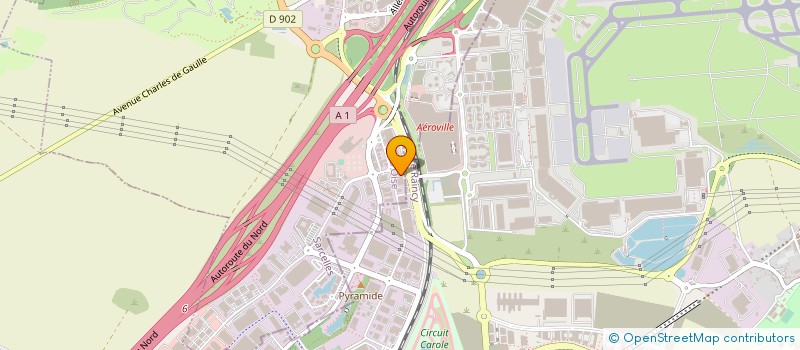 localisation de l'entreprise SCI P.D.E.  ROISSY-EN-FRANCE