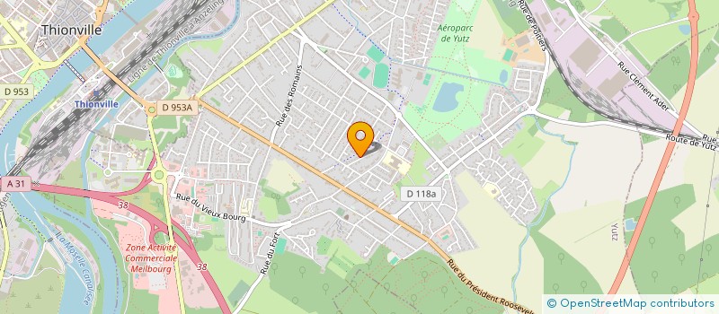 localisation de l'entreprise SCI P.D.N.  YUTZ