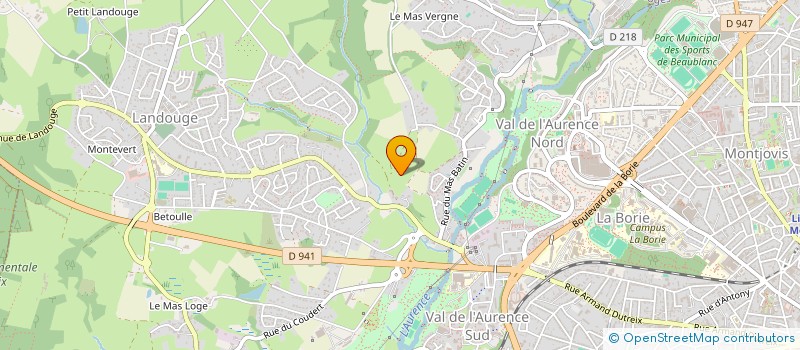 localisation de l'entreprise SCI P DE SARASATE  LIMOGES