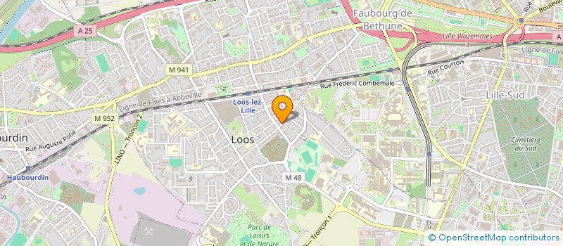 localisation de l'entreprise SCI P.E.A.C. à LILLE