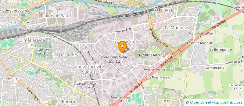 localisation de l'entreprise SCI P E F à CESSON-SEVIGNE