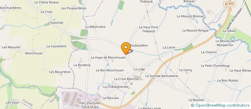 localisation de l'entreprise SCI P.E.J  ETRELLES