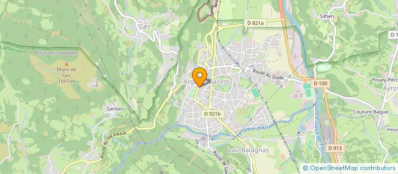 localisation de l'entreprise SCI P.E.S.S.  ARGELES-GAZOST