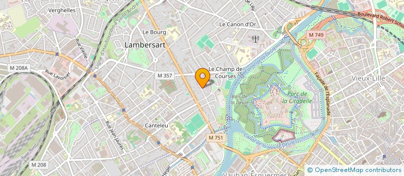 localisation de l'entreprise SCI P.E.V. à LAMBERSART