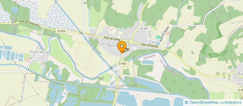 localisation de l'entreprise SCI P E V G  BOURG-ET-COMIN