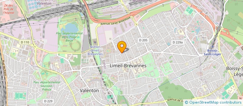 localisation de l'entreprise SCI P.E.Y à LIMEIL BREVANNES