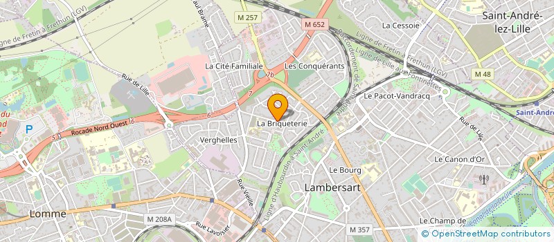 localisation de l'entreprise SCI P ET F DESCHINKEL à LAMBERSART