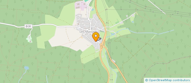 localisation de l'entreprise SCI P ET P  LES MAZURES