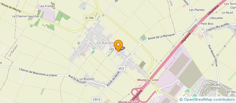 localisation de l'entreprise SCI P.F.E.  LE BARDON