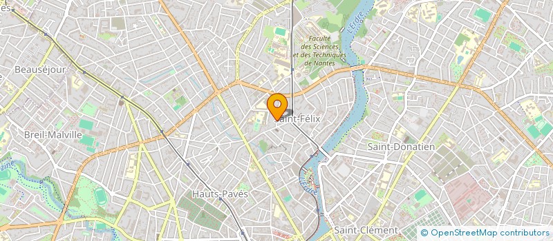 localisation de l'entreprise SCI P.F.I. à NANTES