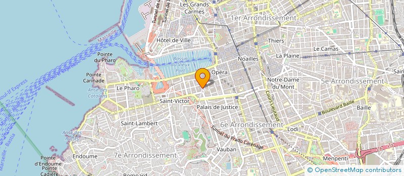 localisation de l'entreprise SCI P F J S IMMO à MARSEILLE