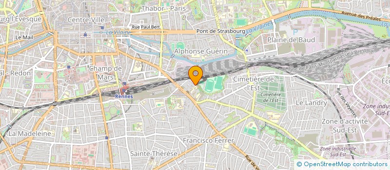 localisation de l'entreprise SCI P.F.M. à RENNES