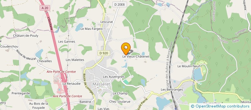 localisation de l'entreprise SCI P.F.M.B  MASSERET