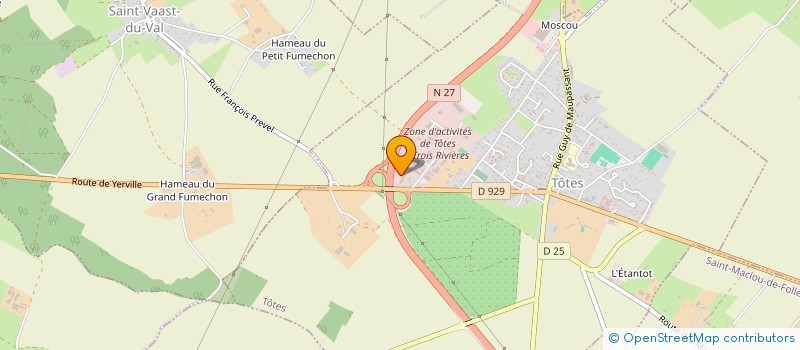 localisation de l'entreprise SCI P.F.M.V.  TOTES