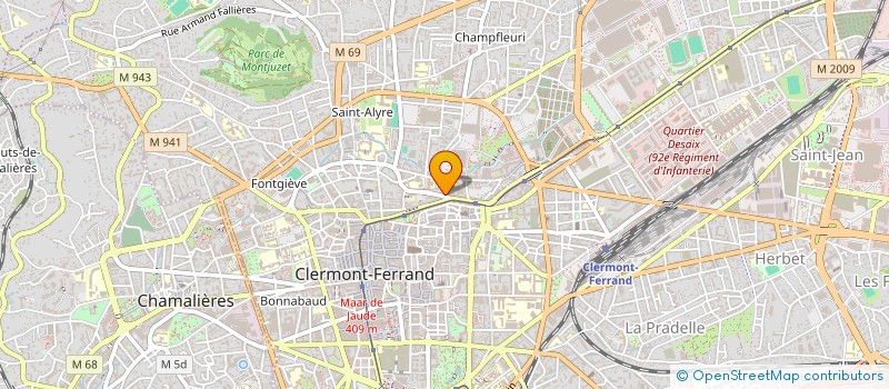 localisation de l'entreprise SCI P.F.R  CLERMONT-FERRAND