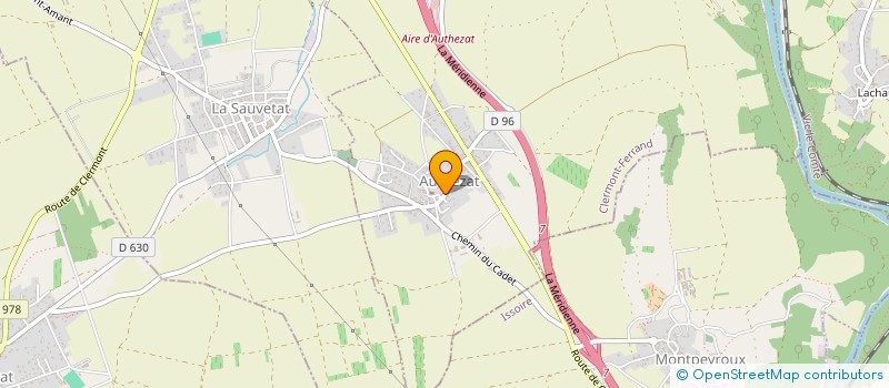 localisation de l'entreprise SCI P.G.  AUTHEZAT