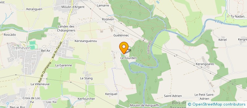 localisation de l'entreprise SCI P.G  TREMEVEN