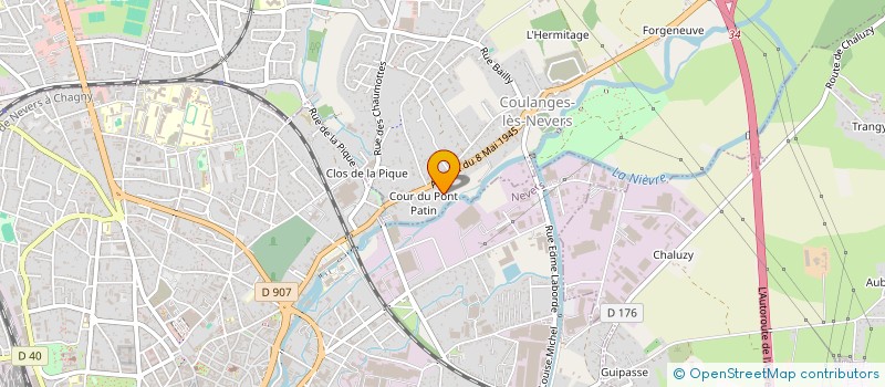 localisation de l'entreprise SCI P.G D  COULANGES-LES-NEVERS