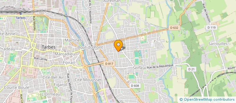 localisation de l'entreprise SCI P.G.E.R.M.  SEMEAC