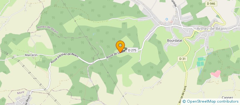 localisation de l'entreprise SCI P.G. INVESTISSEMENT  ARTHEZ-DE-BEARN