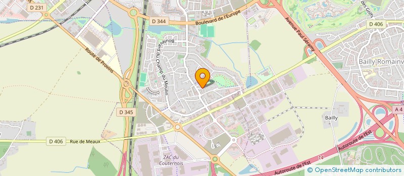 localisation de l'entreprise SCI P.G.K  SERRIS