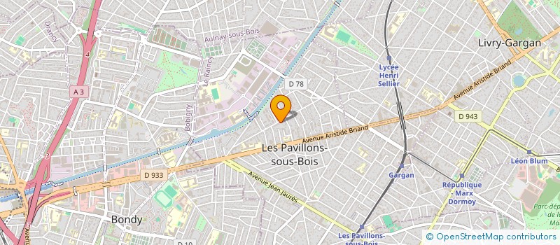 localisation de l'entreprise SCI P.G.P à LES PAVILLONS-SOUS-BOIS